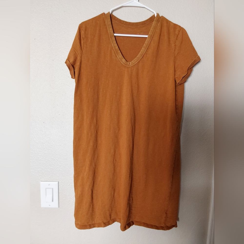Universal Threads Dress, Women's Size Medium Rust Orange Tee Shirt Dress
